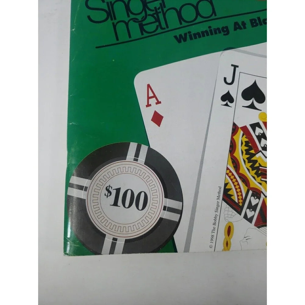 Bobby Singer Method Book Winning At Blackjack Vintage 1998 Collectible
